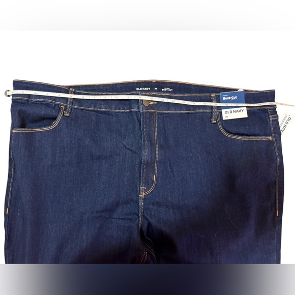 NWT Old Navy Mid-Rise Boot-Cut Jeans in Deep Blue - Picture 4 of 7